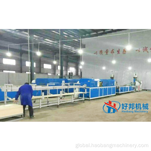 PVC WPC Profile Production Line PVC WPC DOOR PANEL PROFILE PRODUCTION LINE Factory